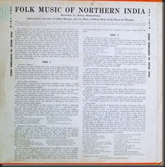 folk music of northern india period back